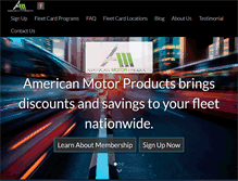 Tablet Screenshot of american-motor-products.com